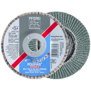 Vėduoklinis šlifavimo diskas Pferd SG-Power; 150 mm; Z60 