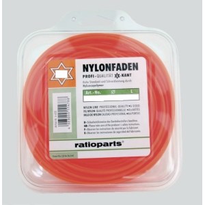 Pjovimo gija Nylon line (1,6 mm/15 m) raudona, 6-briaunė