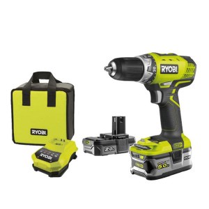 Suktuvas-gręžtuvas Ryobi R18DD3-252S; 18 V; 1x5,0 Ah, 1x2,0 Ah akum.