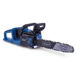 Grandininis pjūklas Scheppach BC-CS355Duo-X; 2x20 V; 35 cm juosta (be akumuliatoriaus ir pakrovėjo)
