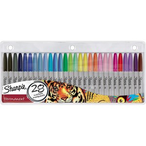 Žymeklių rinkinys Sharpie Tiger Fine; 28 vnt.