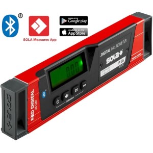 Skaitmeninis gulsčiukas Sola RED 25 Digital; 25 cm