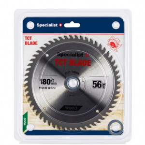 Pjovimo diskas medienai Specialist Wood; 180x1,4x30/20/16 mm; Z56 