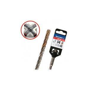 Grąžtas betonui Specialist Quattro; SDS-plus; 14x210/260 mm