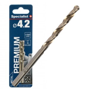Grąžtas metalui Specialist Premium; 4,2x75 mm; 2 vnt.
