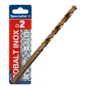 Grąžtas metalui Specialist Cobalt; 2x49 mm