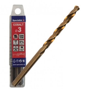 Grąžtas metalui Specialist Cobalt; 3x61 mm; 10 vnt.