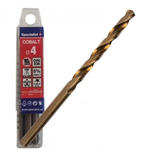 Grąžtas metalui Specialist Cobalt; 4x75 mm; 10 vnt.