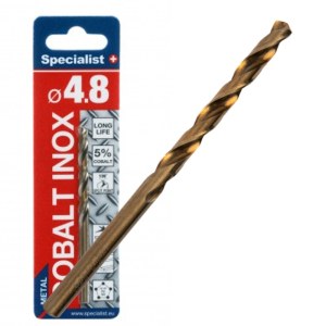 Grąžtas metalui Specialist Cobalt; 4,8x86 mm