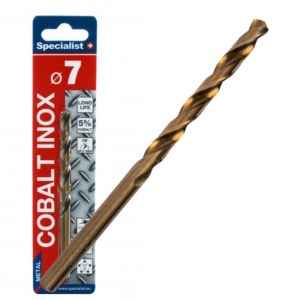 Grąžtas metalui Specialist Cobalt; 7x109 mm
