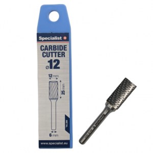 Kietmetalio freza Specialist 64/9-1201; 12x25x6 mm
