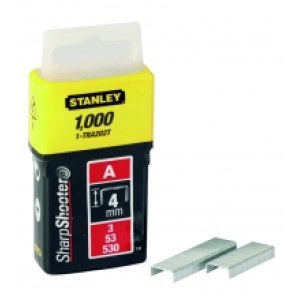 Kabės Stanley; 11,3x4 mm; 1000 vnt.; tipas A; galvanizuotos