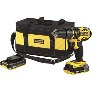 Smūginis suktuvas-gręžtuvas Stanley FMCK475D2BC-QW; 18 V; 2x2,0 Ah akum.