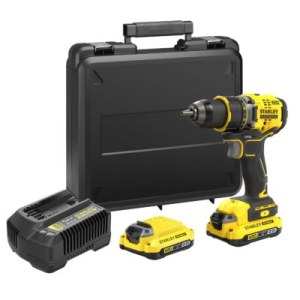 Smūginis suktuvas-gręžtuvas Stanley SFMCD715C2K-QW; 18 V; 2x1,5 Ah akum.