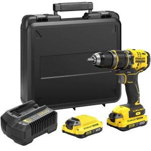 Smūginis suktuvas-gręžtuvas Stanley SFMCD721D2K-QW; 18 V; 2x2,0 Ah akum.