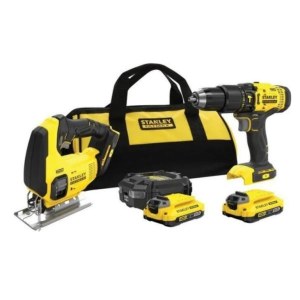 Įrankių rinkinys Stanley SFMCK212D2S-QW (SFMCD711 + FMCS600); 18 V; 2x2,0 Ah akum.