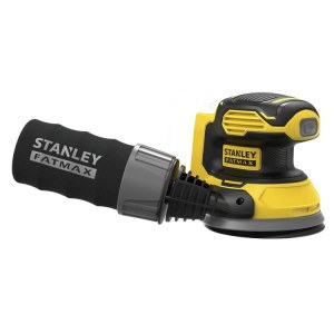 Ekscentrinis šlifuoklis Stanley SFMCW220B-XJ; 18 V (be akumuliatoriaus ir pakrovėjo)