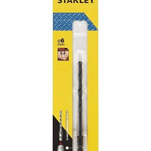 Grąžtas metalui Stanley HSS; 6x70/107 mm 