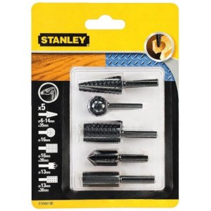 Frezų rinkinys Stanley STA66190-QZ; 5 vnt.