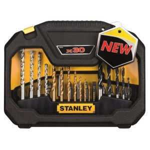 Grąžtų ir sukimo antgalių rinkinys Stanley STA7183-XJ; 30 vnt.