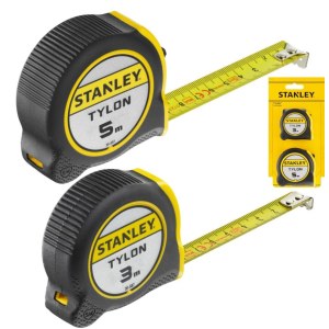 Matavimo ruletė Stanley STHT37260-0; 3 m + 5 m; 2 vnt.