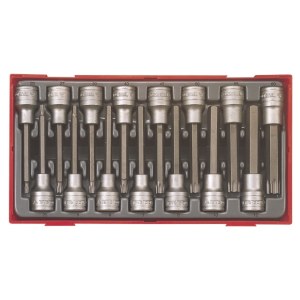 Galvučių su antgaliais komplektas Teng Tools TTTXH15; 15 vnt.