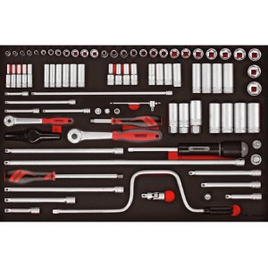 Galvučių komplektas Teng Tools TTESK86; EVA; 86 vnt.