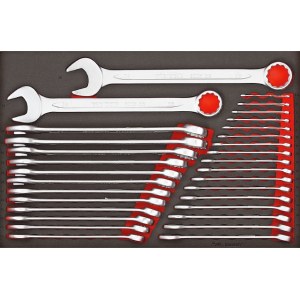 Veržliarakčių komplektas Teng Tools TTESP31; EVA; 31 vnt.