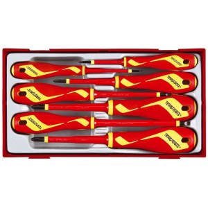 Atsuktuvų rinkinys darbui su įtampa Teng Tools TTV907N; 7 vnt.