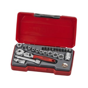 Galvučių komplektas Teng Tools T1424S; 24 vnt.