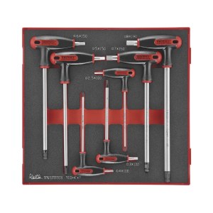 Šešiakampių raktų rinkinys Teng Tools TEDHEX7; EVA; 7 vnt.