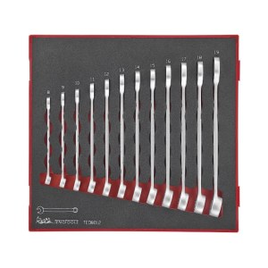 Veržliarakčių komplektas Teng Tools TED8012; EVA; 12 vnt.