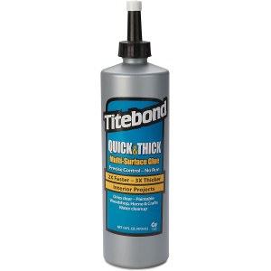 Universalūs klijai Titebond Quick & Thick Multi-Surface Glue; 473 ml 