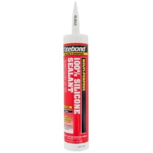 Hermetikas vidaus ir lauko darbams Titebond Silicone; 300 ml; baltas