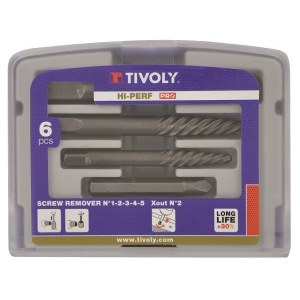 Varžtų trauktuvai Tivoly Hi-Perf Pro; 6 vnt.
