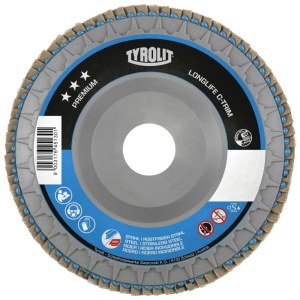 Vėduoklinis šlifavimo diskas Tyrolit 34239196; 125 mm; P60