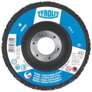 Vėduoklinis šlifavimo diskas Tyrolit 2in1 Basic 34318370; 125 mm; P60; 1 vnt.