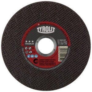 Abrazyvinis pjovimo diskas Tyrolit Premium Inox; 125x1 mm 