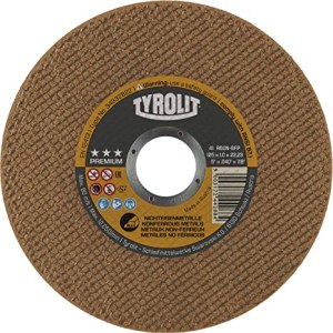 Pjovimo diskas aliuminiui Tyrolit 34332822; 41F; 125x1,0x22,23 mm; A60N-BFP