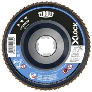 Vėduoklinis šlifavimo diskas Tyrolit T34428512; 125x22,23 mm 