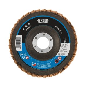 Vėduoklinis šlifavimo diskas Tyrolit T34429828; 125x22,23 mm; K60