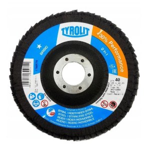 Vėduoklinis šlifavimo diskas Tyrolit T34659314; 125x22,23 mm