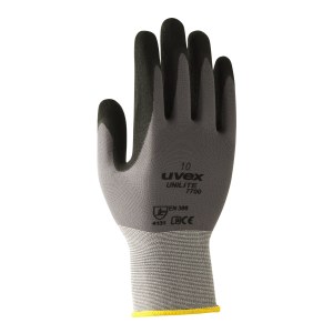 Nailoninės pirštinės Uvex Unilite 7700; NBR; 9 dydis