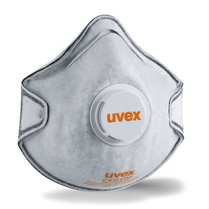 Respiratorius su vožtuvu Uvex Silv-Air Classic 2220 FFP2; balta; su anglies filtru