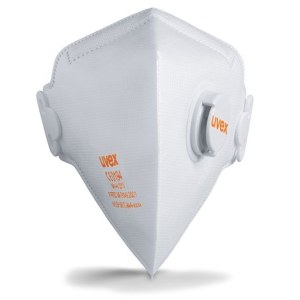 Respiratorius su vožtuvu Uvex Silv-Air Classic 3210 FFP2; lanksti; balta