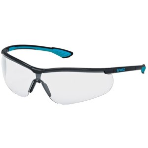 Apsauginiai akiniai UVEX Sportstyle; Supravision extreme; skaidrūs; mėlyni