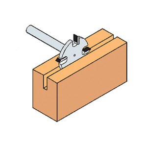 Diskinė griovelių freza Virutex MD; 41x2,5 mm; Z4 