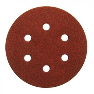 Šlif. popierius eksc. šlifuokliui Virutex velcro; 150 mm; P80; 50 vnt.