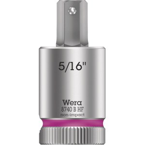 Sukimo galvutė Wera WE05003091001; HEX-plus; 3/8''; 5/16''x38,5 mm 