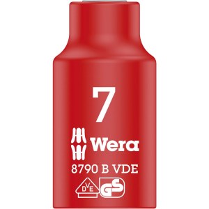 Sukimo galvutė Wera WE05004951001; VDE; 3/8''; 7x46 mm 